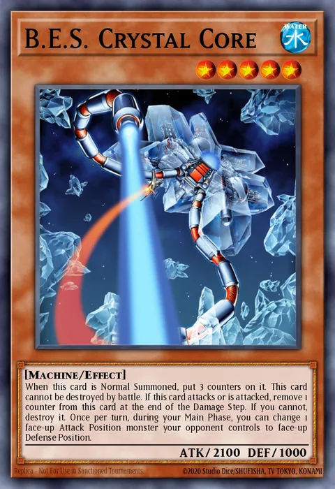 B.E.S. Crystal Core trading card