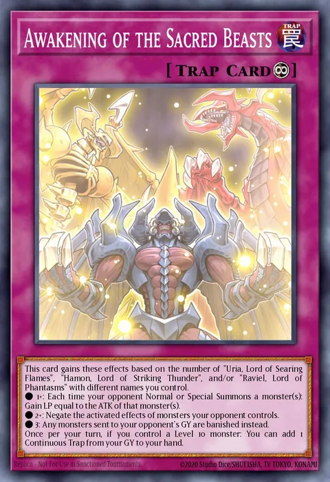 Awakening of the Sacred Beasts trading card