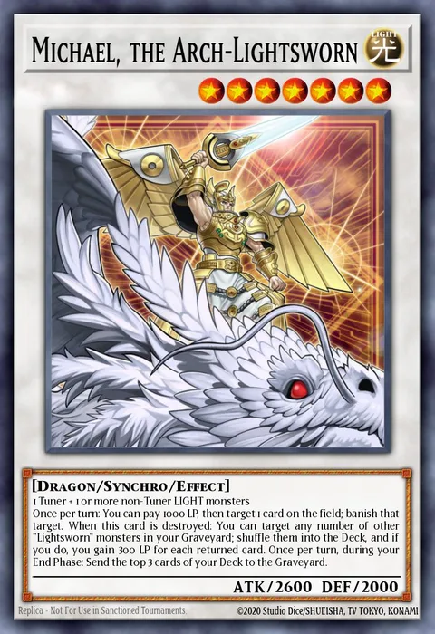 Michael, the Arch-Lightsworn trading card