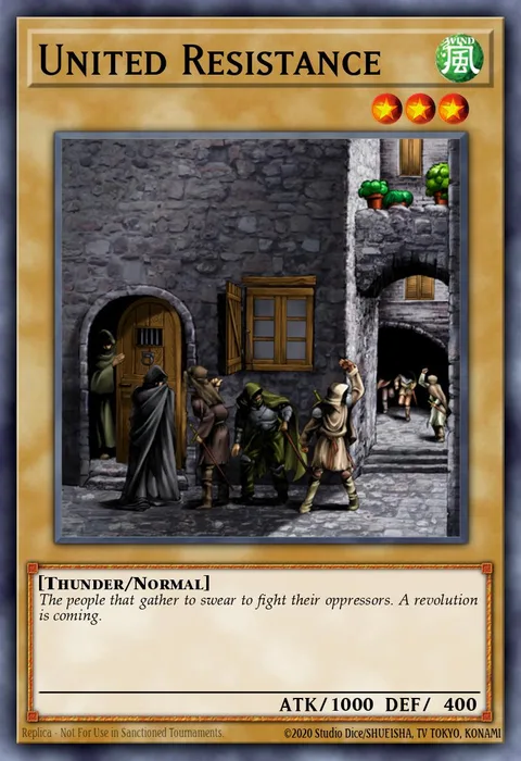United Resistance trading card