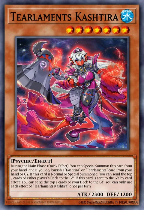 Tearlaments Kashtira trading card