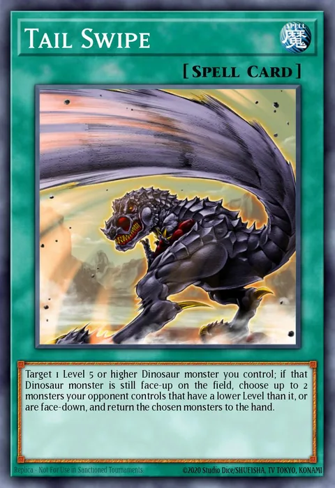 Tail Swipe trading card