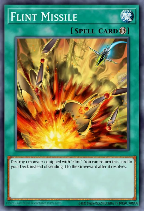 Flint Missile trading card