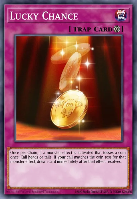 Lucky Chance trading card