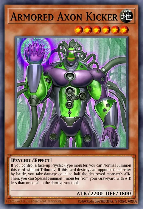 Armored Axon Kicker trading card