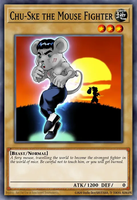 Chu-Ske the Mouse Fighter trading card