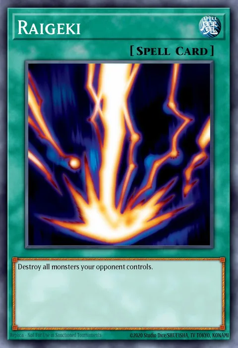 Raigeki trading card