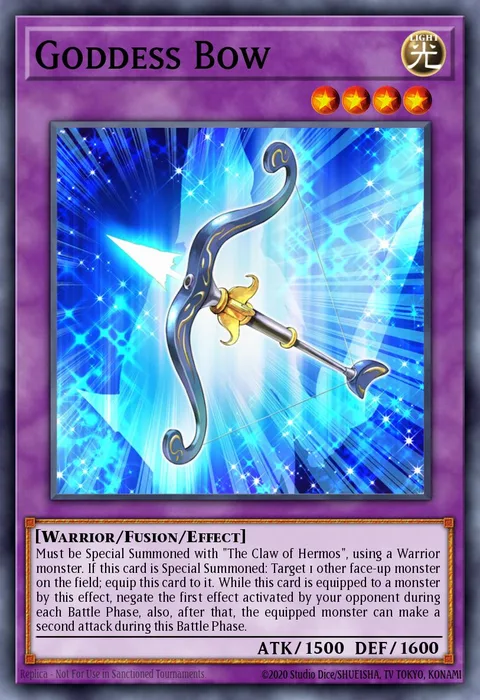 Goddess Bow trading card