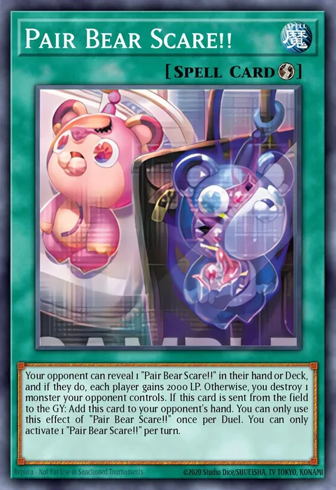Pair Bear Scare!! trading card