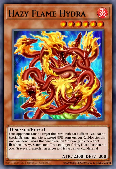 Hazy Flame Hydra trading card