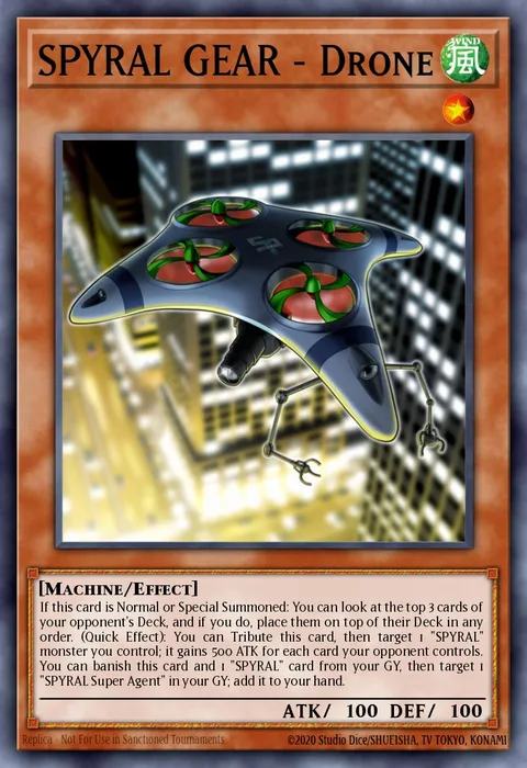 SPYRAL GEAR - Drone trading card