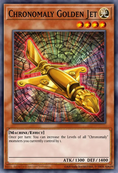Chronomaly Golden Jet trading card