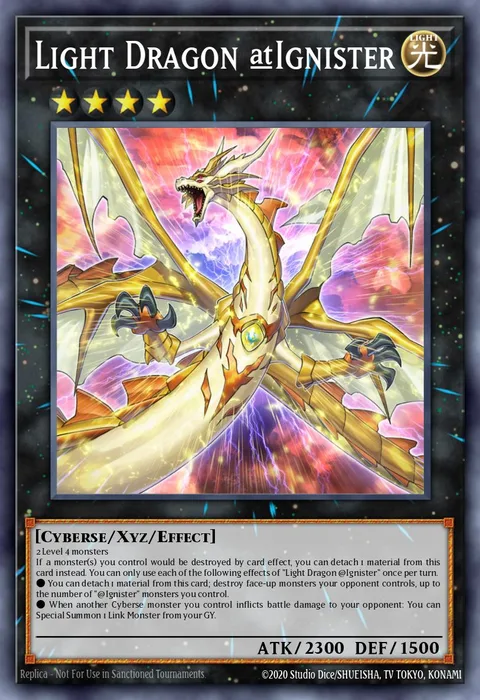 Light Dragon @Ignister trading card