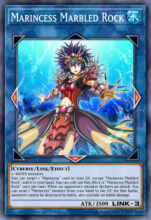 Marincess Marbled Rock trading card