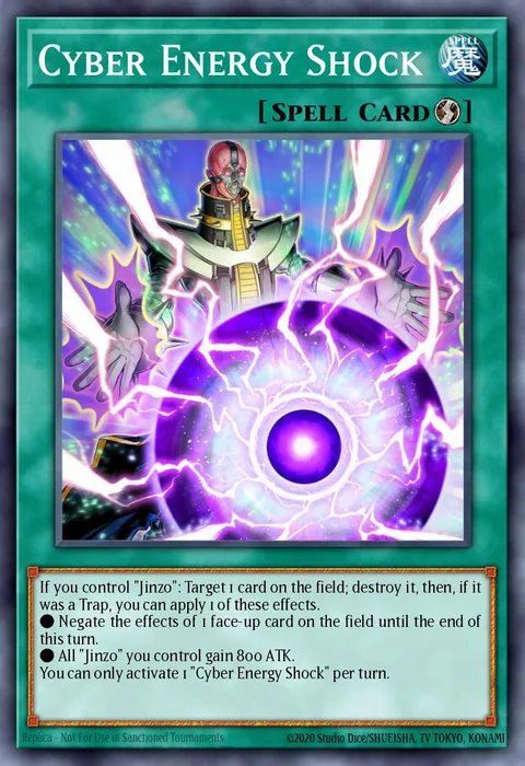 Cyber Energy Shock trading card
