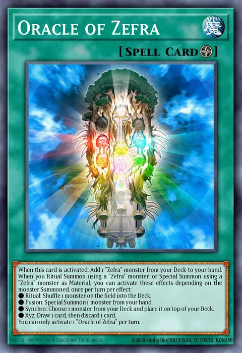 Oracle of Zefra trading card