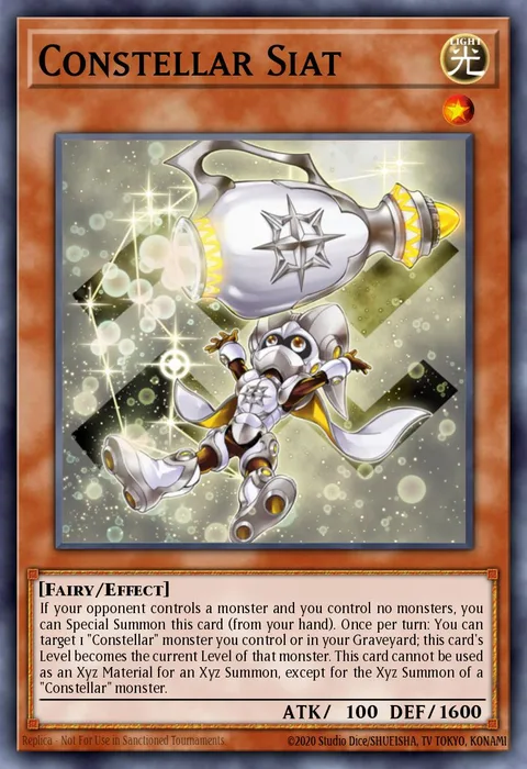 Constellar Siat trading card