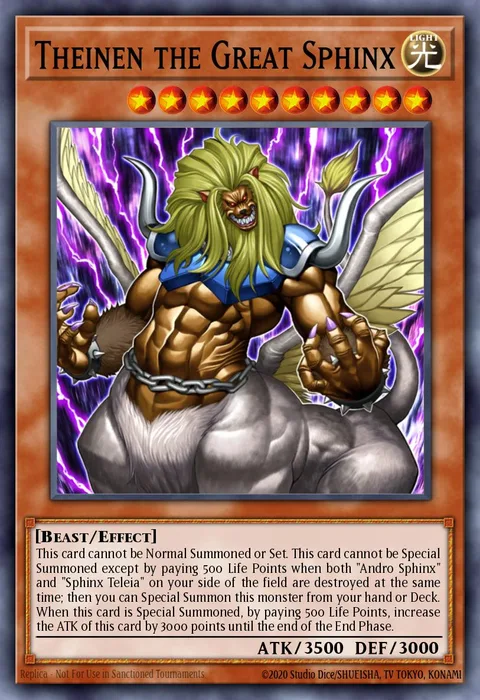 Theinen the Great Sphinx trading card