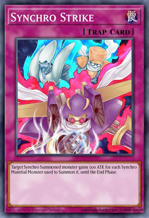 Synchro Strike trading card