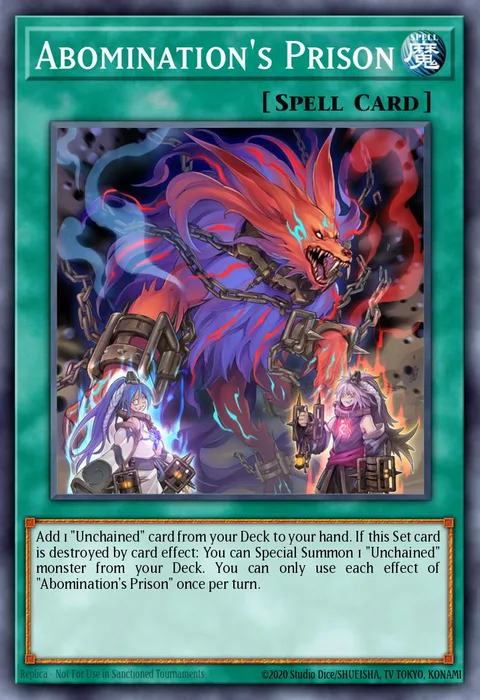 Abomination's Prison trading card