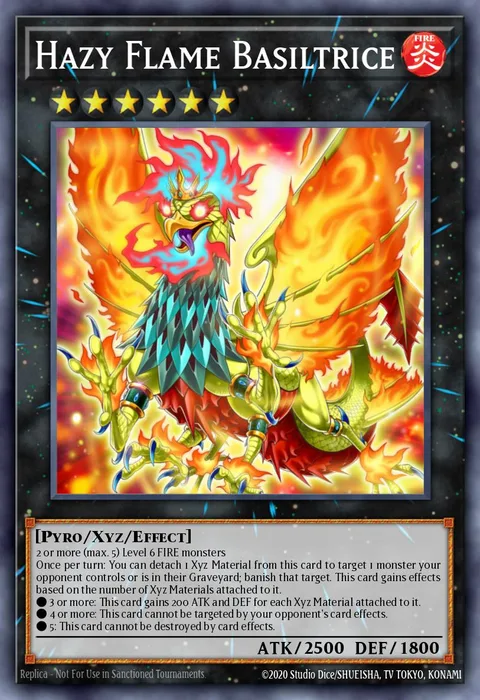 Hazy Flame Basiltrice trading card
