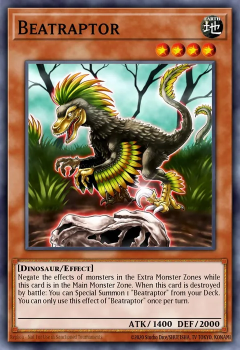 Beatraptor trading card