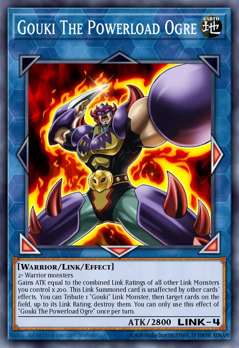 Gouki The Powerload Ogre trading card