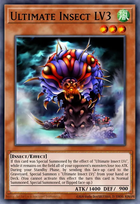 Ultimate Insect LV3 trading card