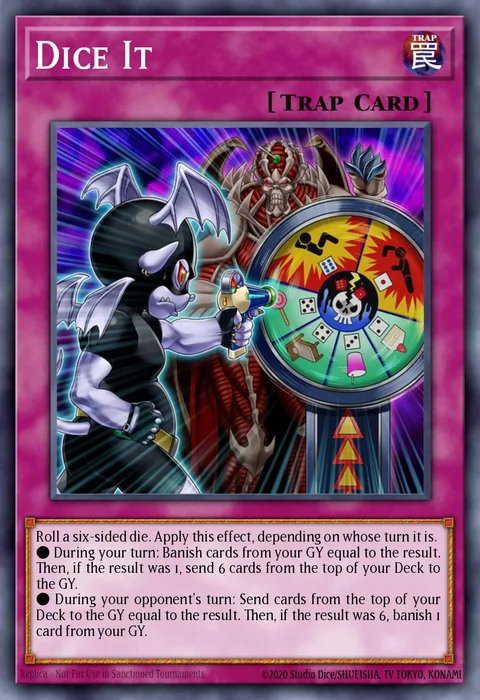 Dice It trading card