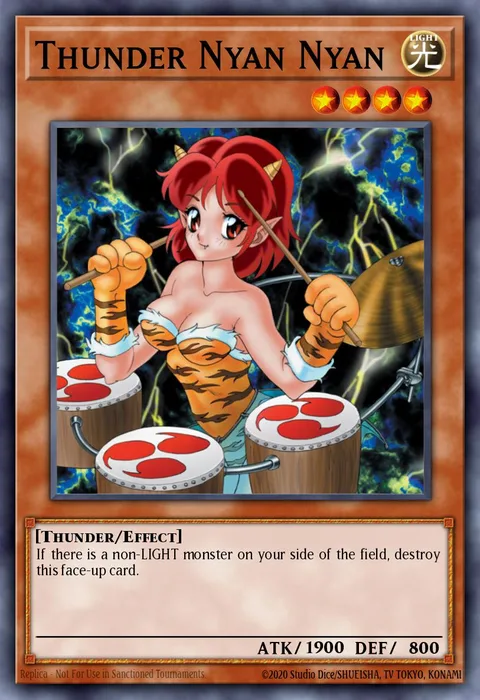 Thunder Nyan Nyan trading card