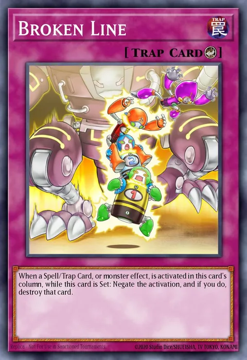 Broken Line trading card