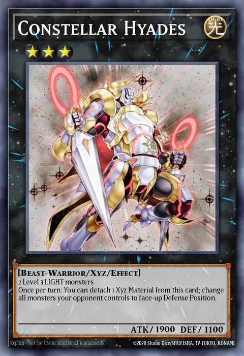Constellar Hyades trading card