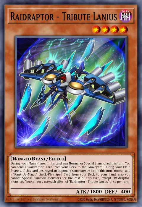 Raidraptor - Tribute Lanius trading card
