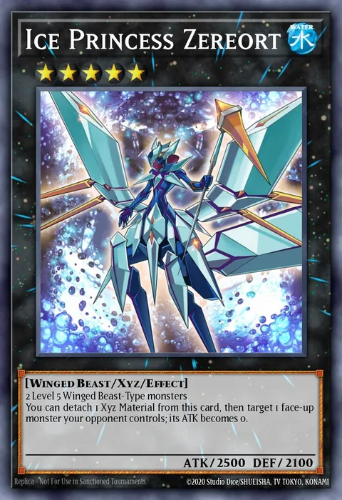 Ice Princess Zereort trading card