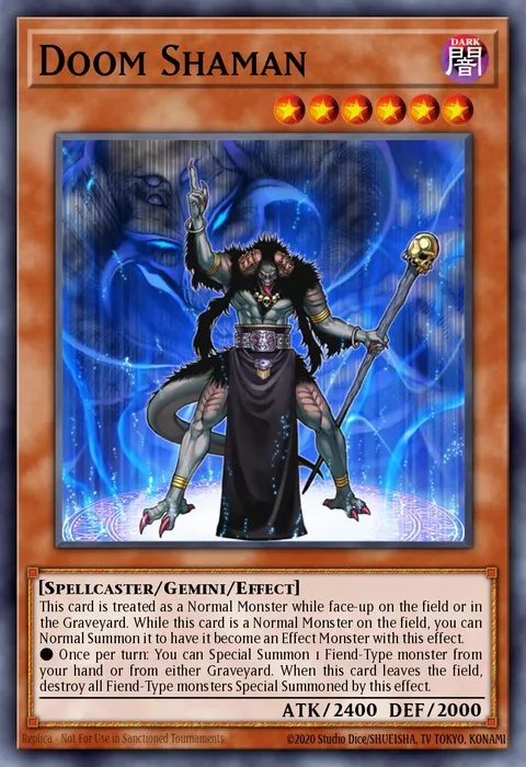 Doom Shaman trading card