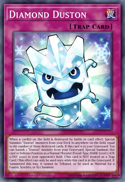 Diamond Duston trading card