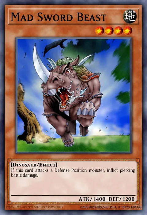 Mad Sword Beast trading card