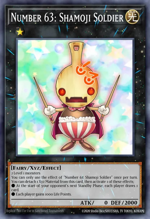 Number 63: Shamoji Soldier trading card