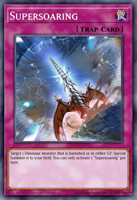 Supersoaring trading card