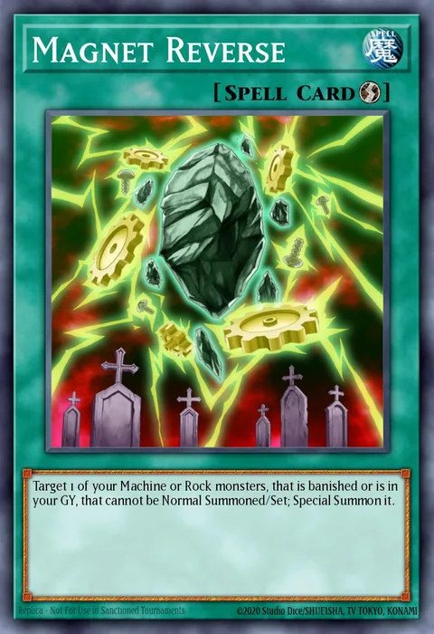 Magnet Reverse trading card