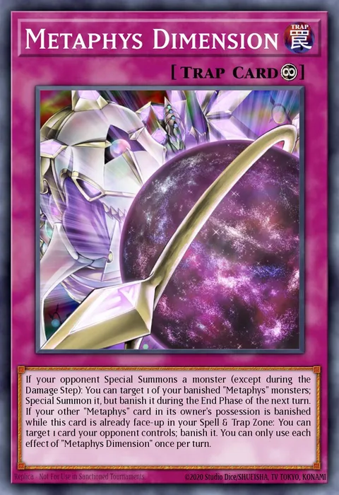 Metaphys Dimension trading card