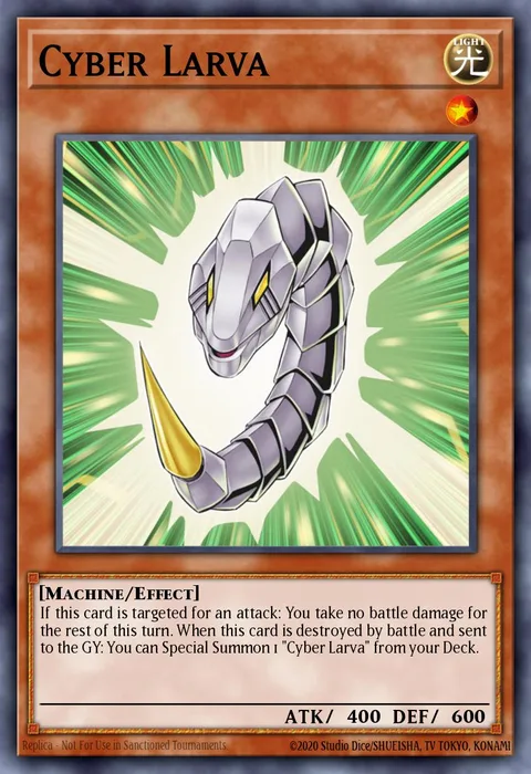 Cyber Larva trading card