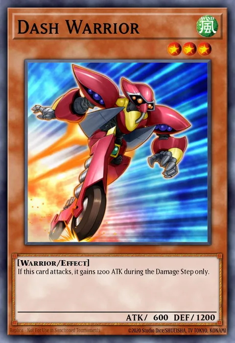 Dash Warrior trading card