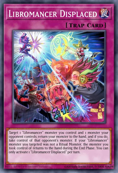 Libromancer Displaced trading card