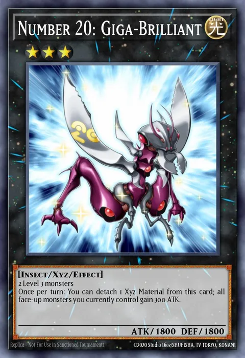 Number 20: Giga-Brilliant trading card
