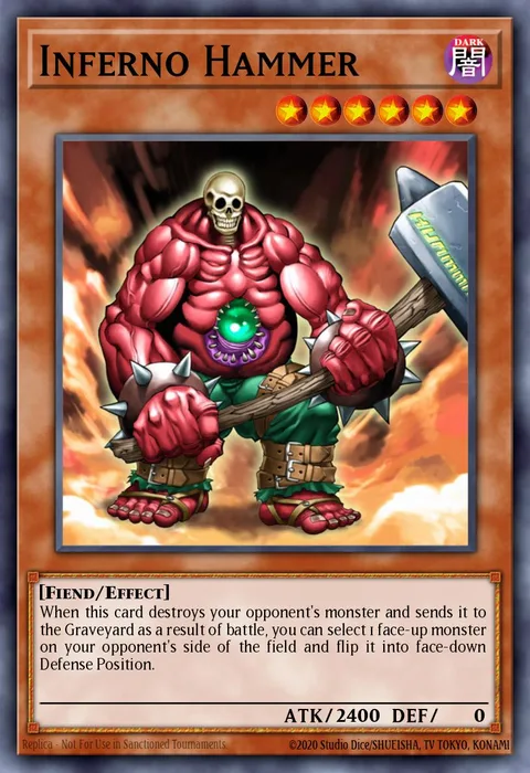 Inferno Hammer trading card