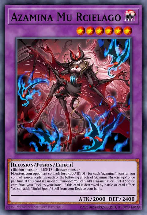 Azamina Mu Rcielago trading card