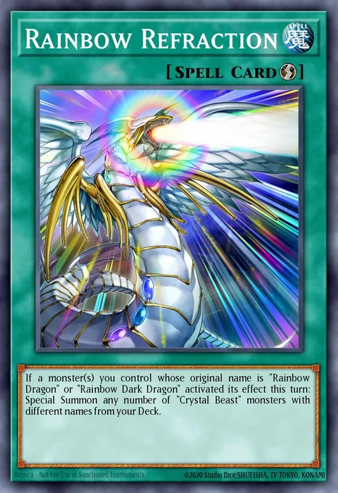 Rainbow Refraction trading card