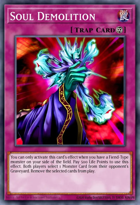 Soul Demolition trading card