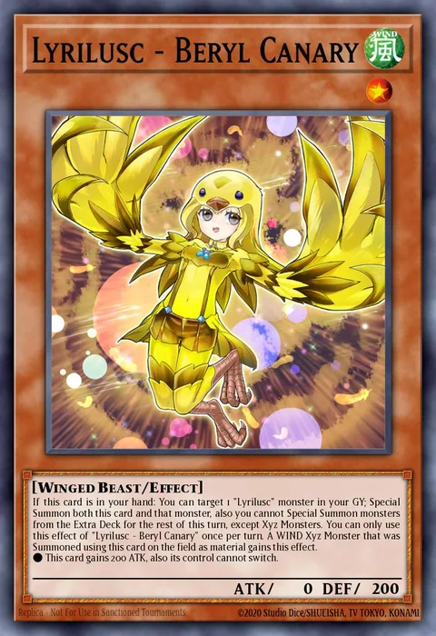 Lyrilusc - Beryl Canary trading card